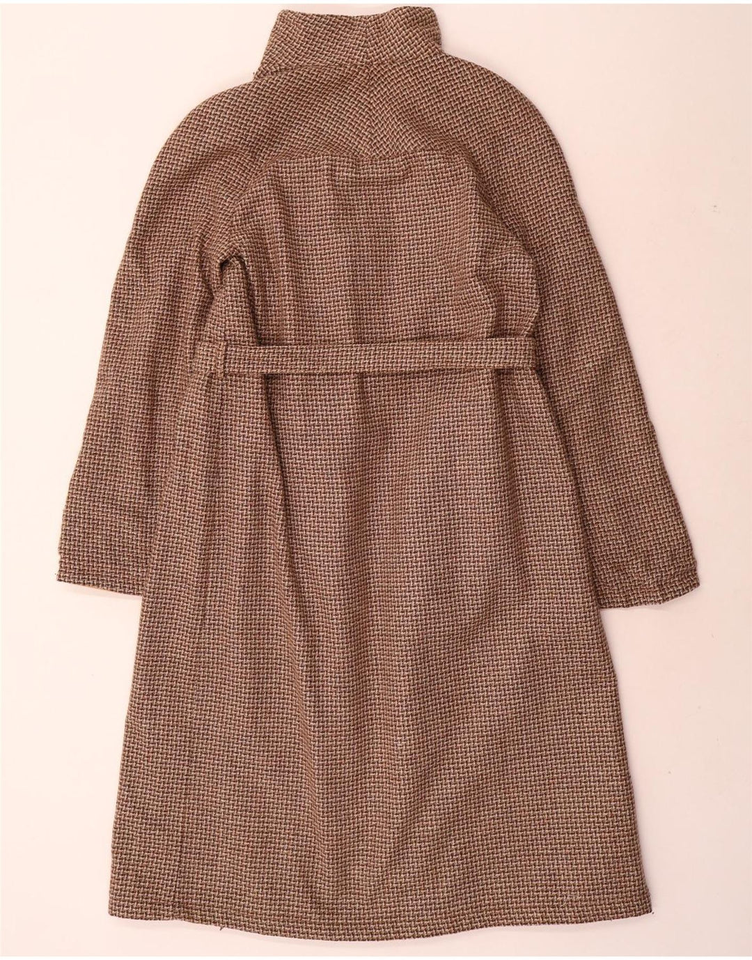 Vintage Womens Reversible Overcoat IT 42 Medium Beige