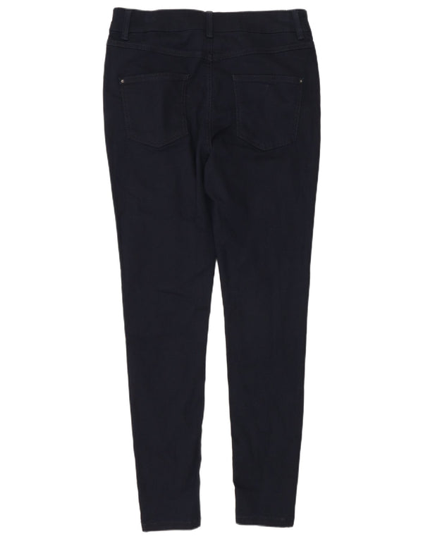 Marks & Spencer Womens Jegging Jeans UK 14 Medium W30 L30 Navy Blue Cotton