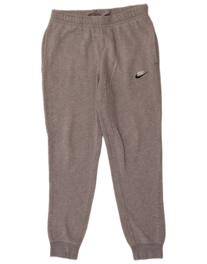 Nike Mens Tracksuit Trousers Joggers Small Grey Cotton