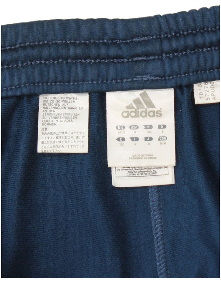 Adidas Mens Tracksuit Trousers UK 40/42 Medium  Blue Polyester