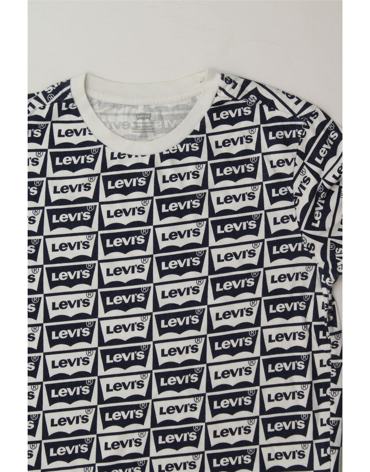 LEVI'S Mens Graphic T-Shirt Top Small Multicoloured Cotton Logo Vintage Levi's and Second-Hand Levi's from Messina Hembry 