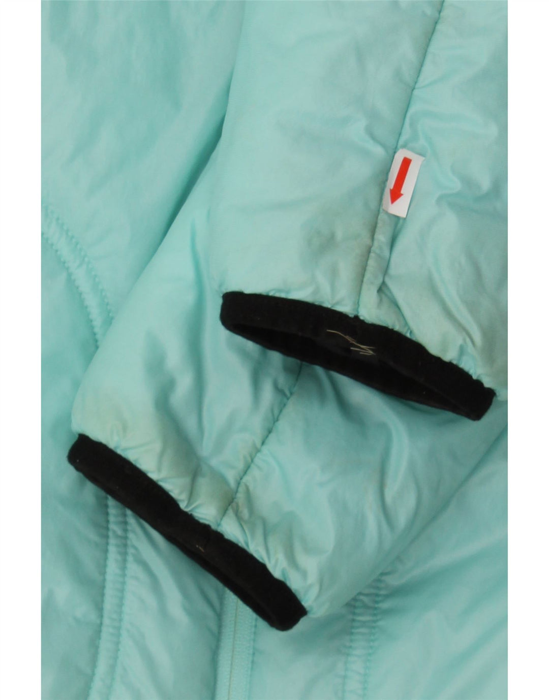 COLMAR Womens Padded Jacket IT 46 Large Turquoise Colourblock Vintage Colmar and Second-Hand Colmar from Messina Hembry 