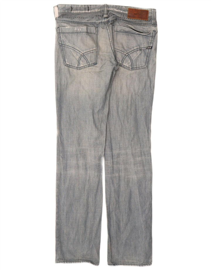 Gas Womens Slim Jeans W31 L32 Blue Cotton
