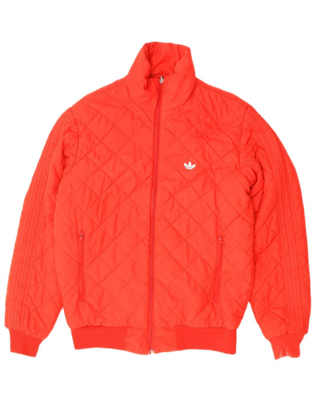 Adidas Mens Reversible Jacket UK 38 Medium Navy Blue Colourblock Polyester