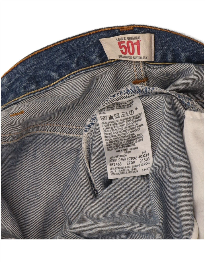 Levi's Mens 501 Straight Jeans W40 L30 Blue