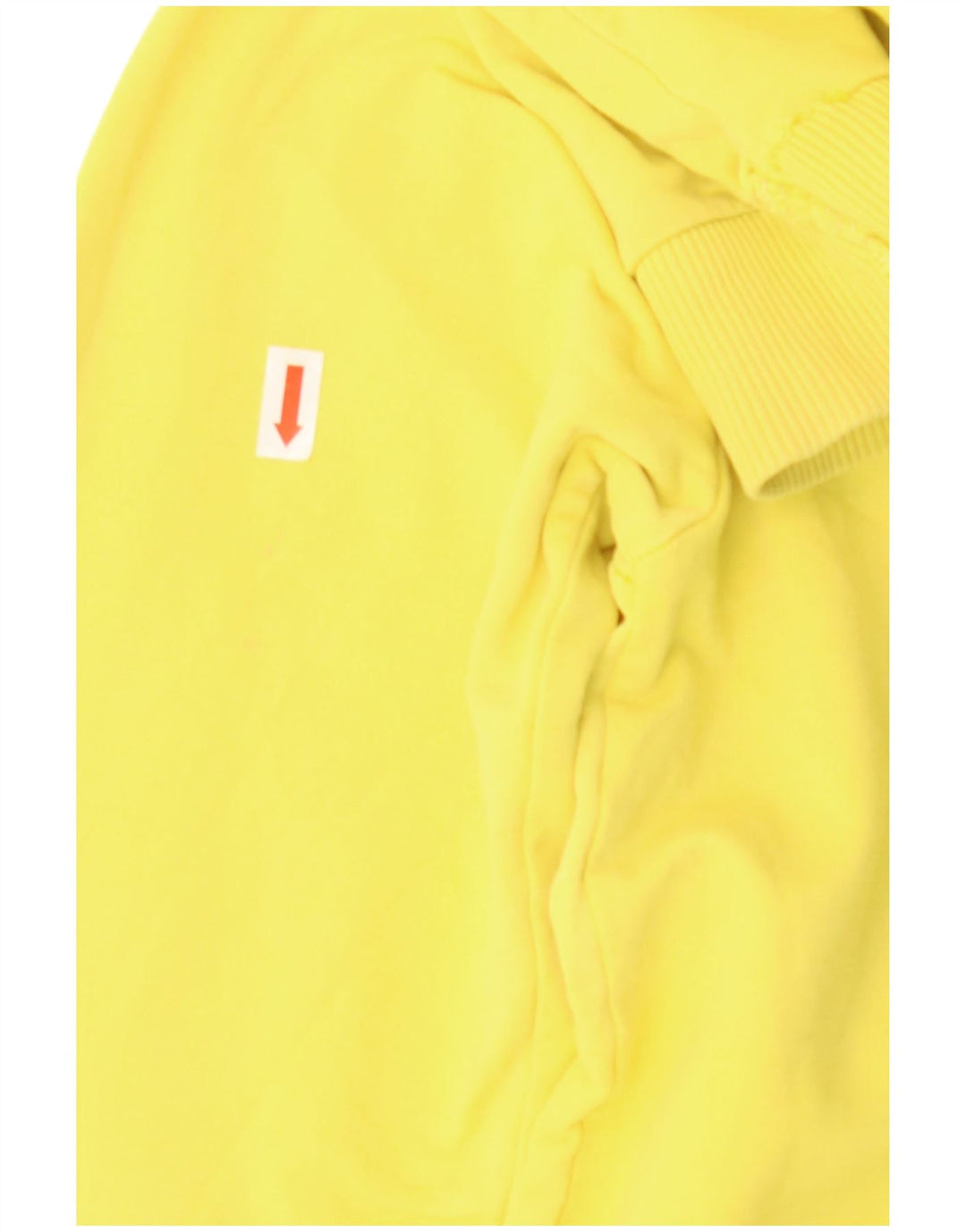 STARTER Womens Graphic Sweatshirt Jumper UK 8 Small Yellow Cotton