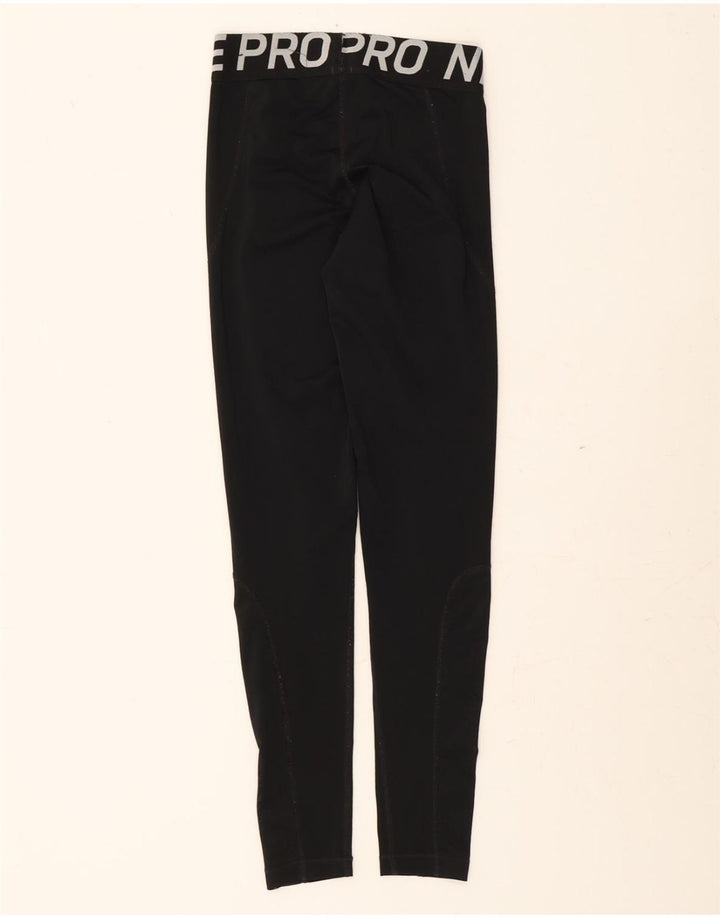 NIKE Mens Dri Fit Leggings Small W24 L28 Black Vintage Nike and Second-Hand Nike from Messina Hembry 