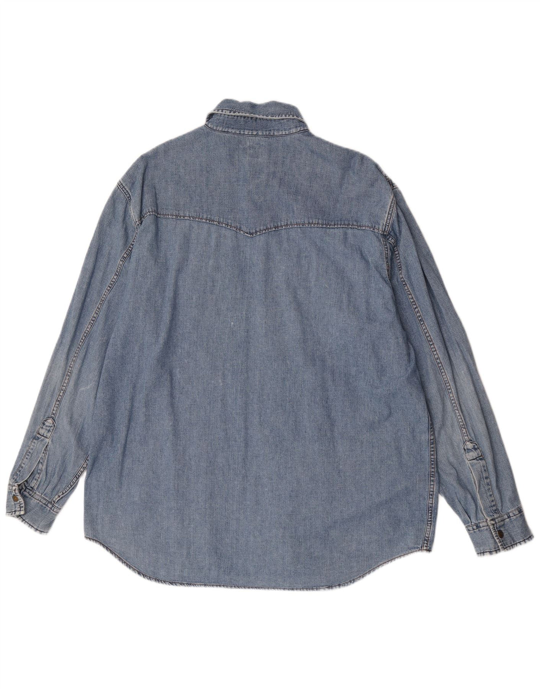 Energie Mens Denim Shirt 2XL Blue Cotton