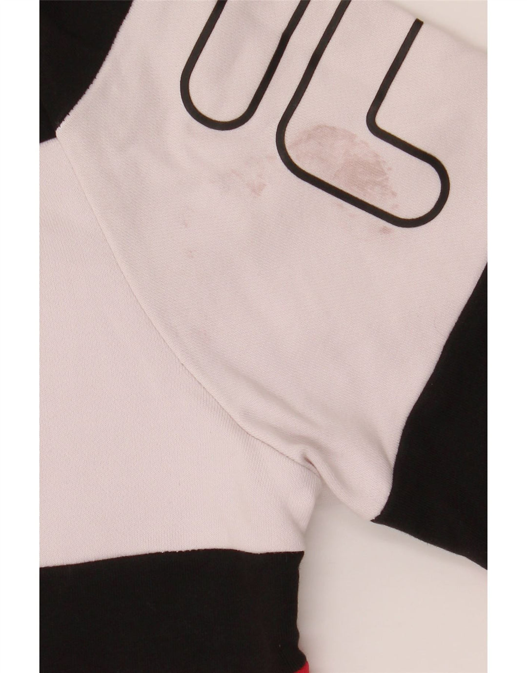 FILA Mens Graphic Sweatshirt Jumper Small Multicoloured Colourblock Cotton