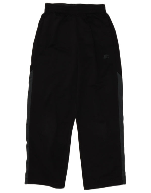 Starter Boys Tracksuit Trousers 7-8 Years Medium Black Colourblock