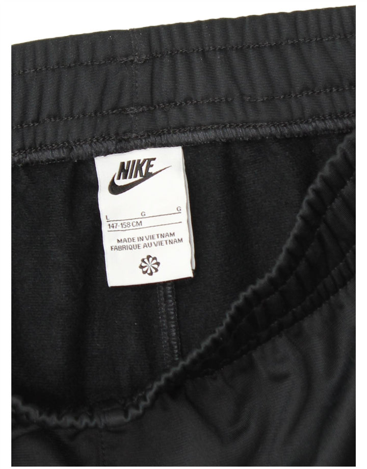 Nike Boys Tracksuit Trousers Joggers 12-13 Years Large  Black Polyester