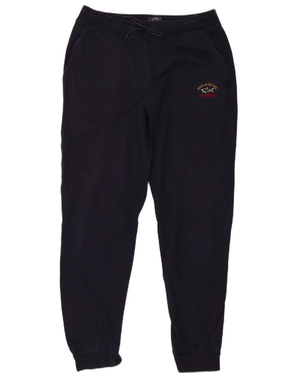 Paul & Shark Mens Yachting Tracksuit Trousers Joggers XL Navy Blue Cotton