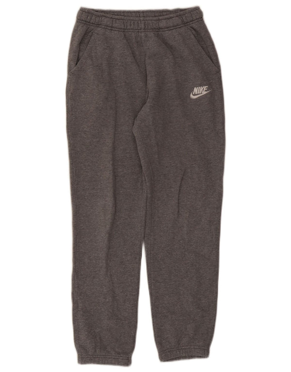 Nike Boys Tracksuit Trousers Joggers 12-13 Years Lage Grey Cotton
