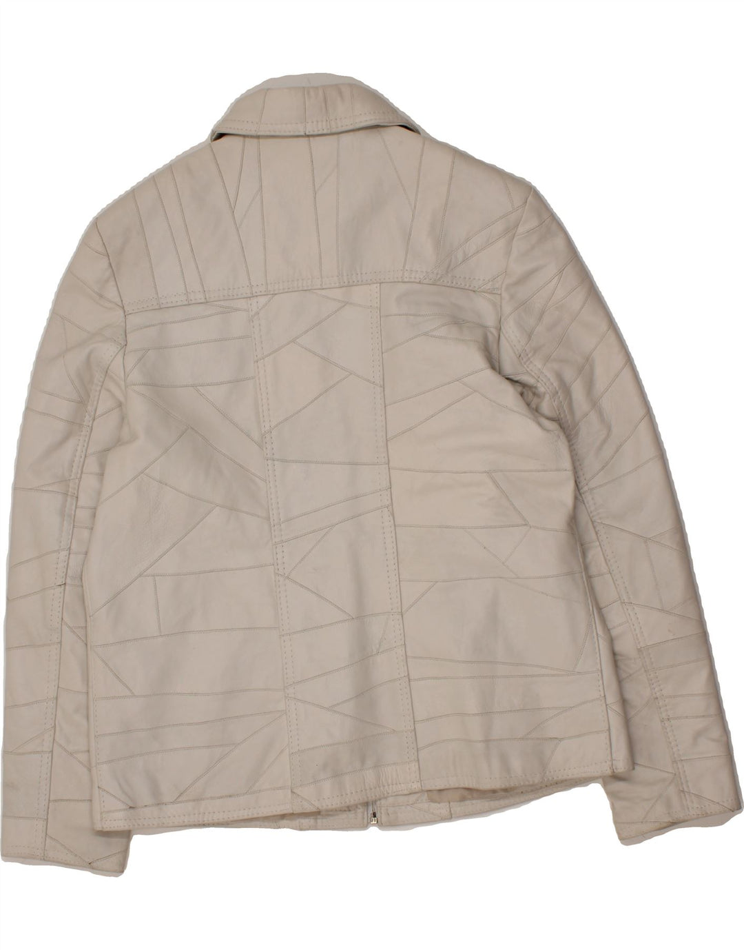 VINTAGE Womens Bomber Jacket UK 20 2XL White Vintage Vintage and Second-Hand Vintage from Messina Hembry 