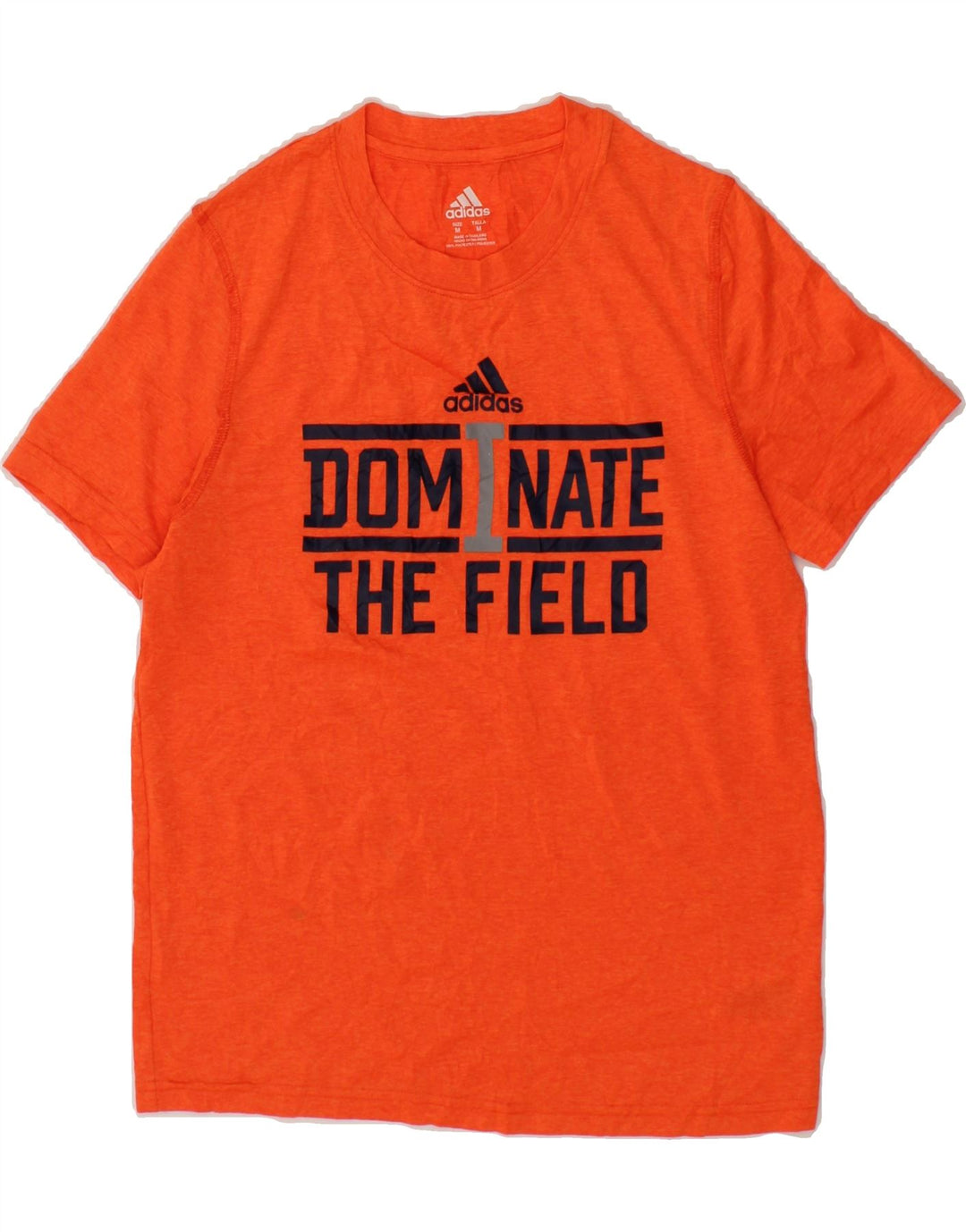 ADIDAS Boys Graphic T-Shirt Top 11-12 Years Medium  Orange Polyester Vintage Adidas and Second-Hand Adidas from Messina Hembry 