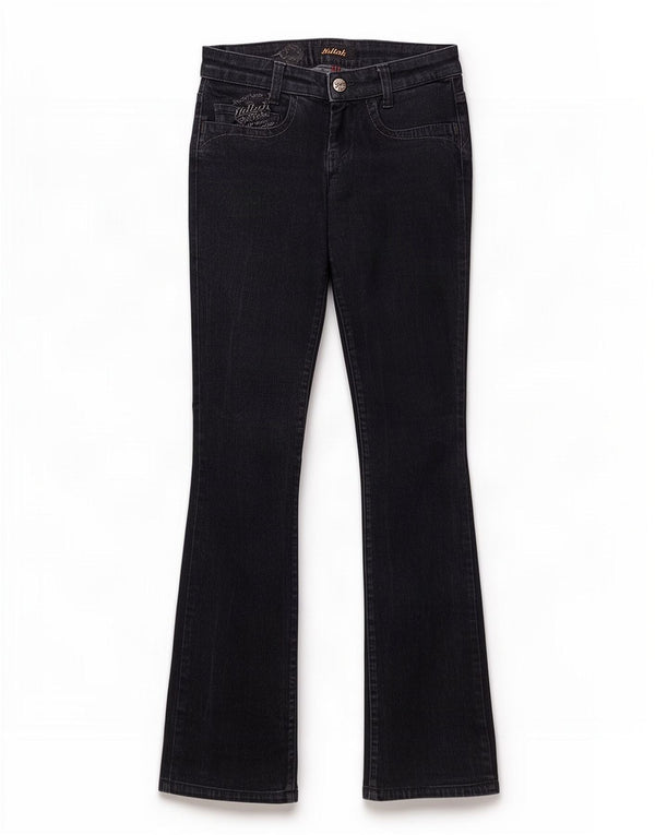 Killah Womens Bootcut Jeans W27 L31 Blue