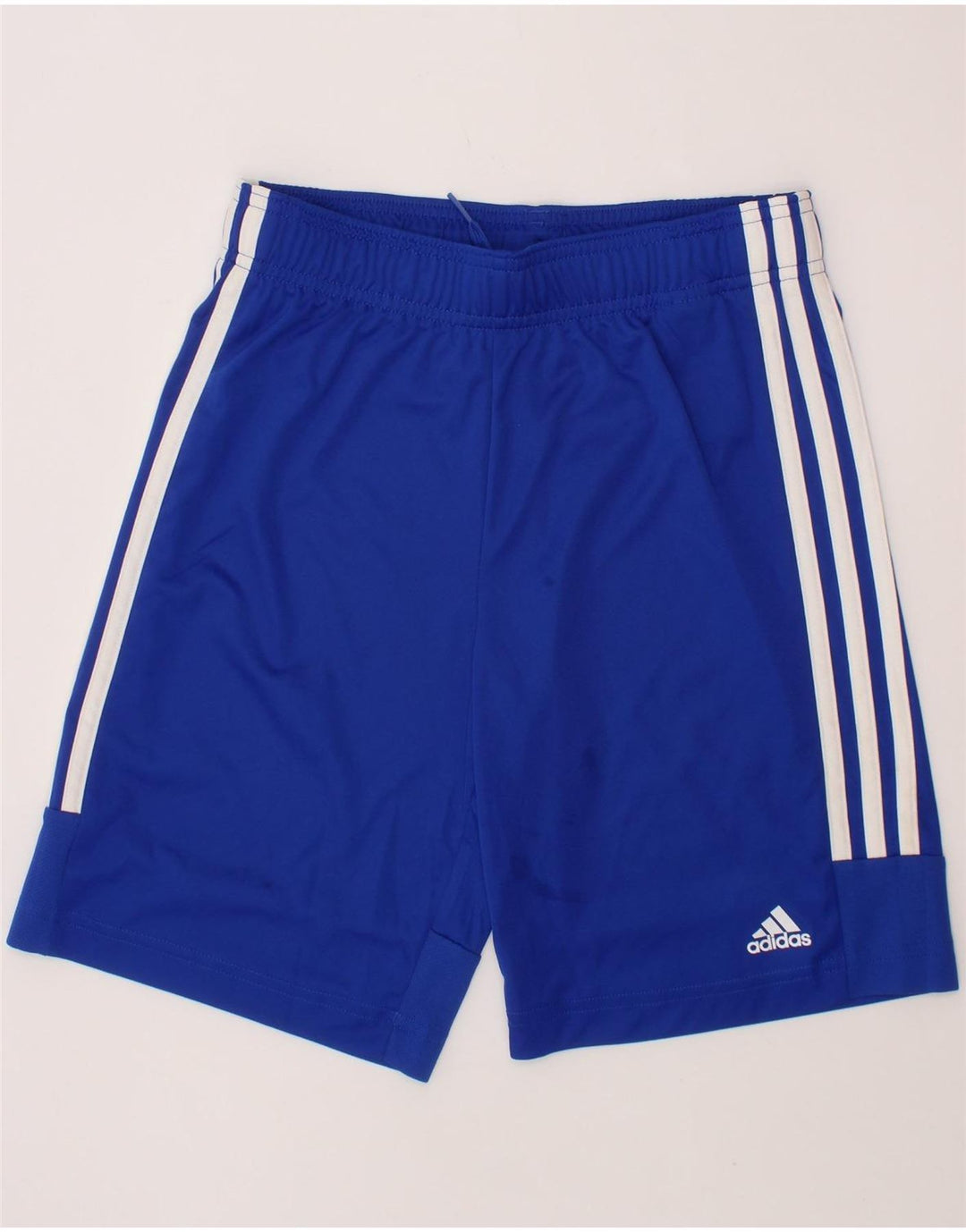 ADIDAS Boys Aeroready Sport Shorts 11-12 Years  Blue Polyester
