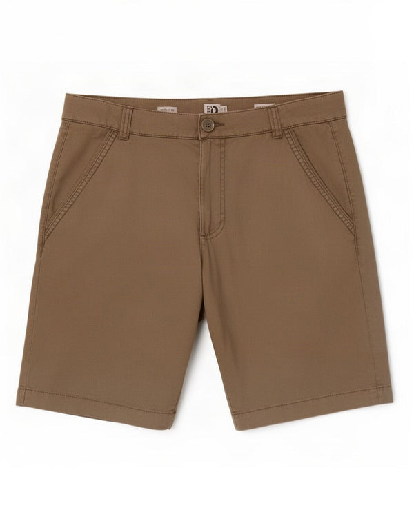 Dack's Mens Regular Fit Chino Shorts IT 48 Medium W32 Khaki Linen