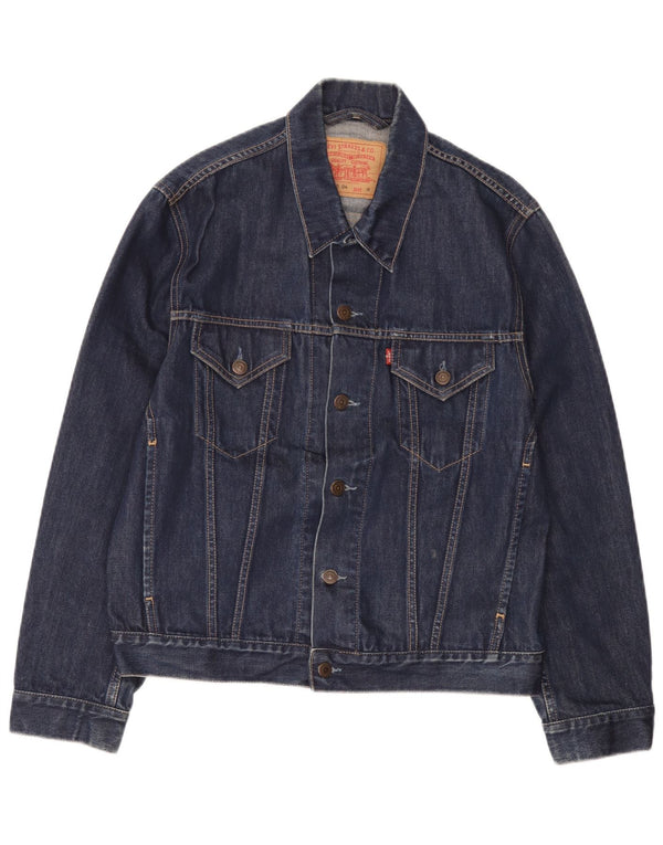 Levi's Mens Denim Jacket UK 38 Medium Blue Cotton