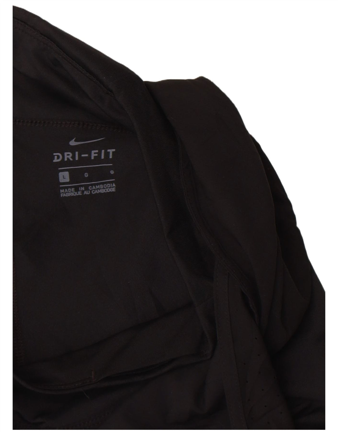 Nike Womens Dri Fit Sport Shorts UK 14 Large  Black Polyester