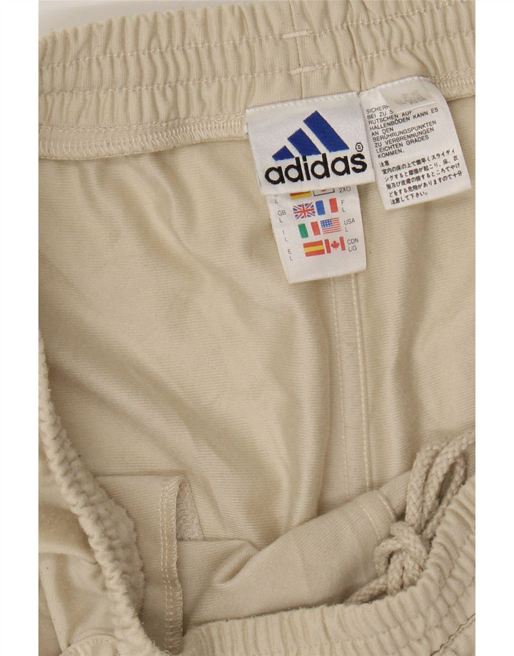 ADIDAS Mens Tracksuit Trousers Large  Green Polyester