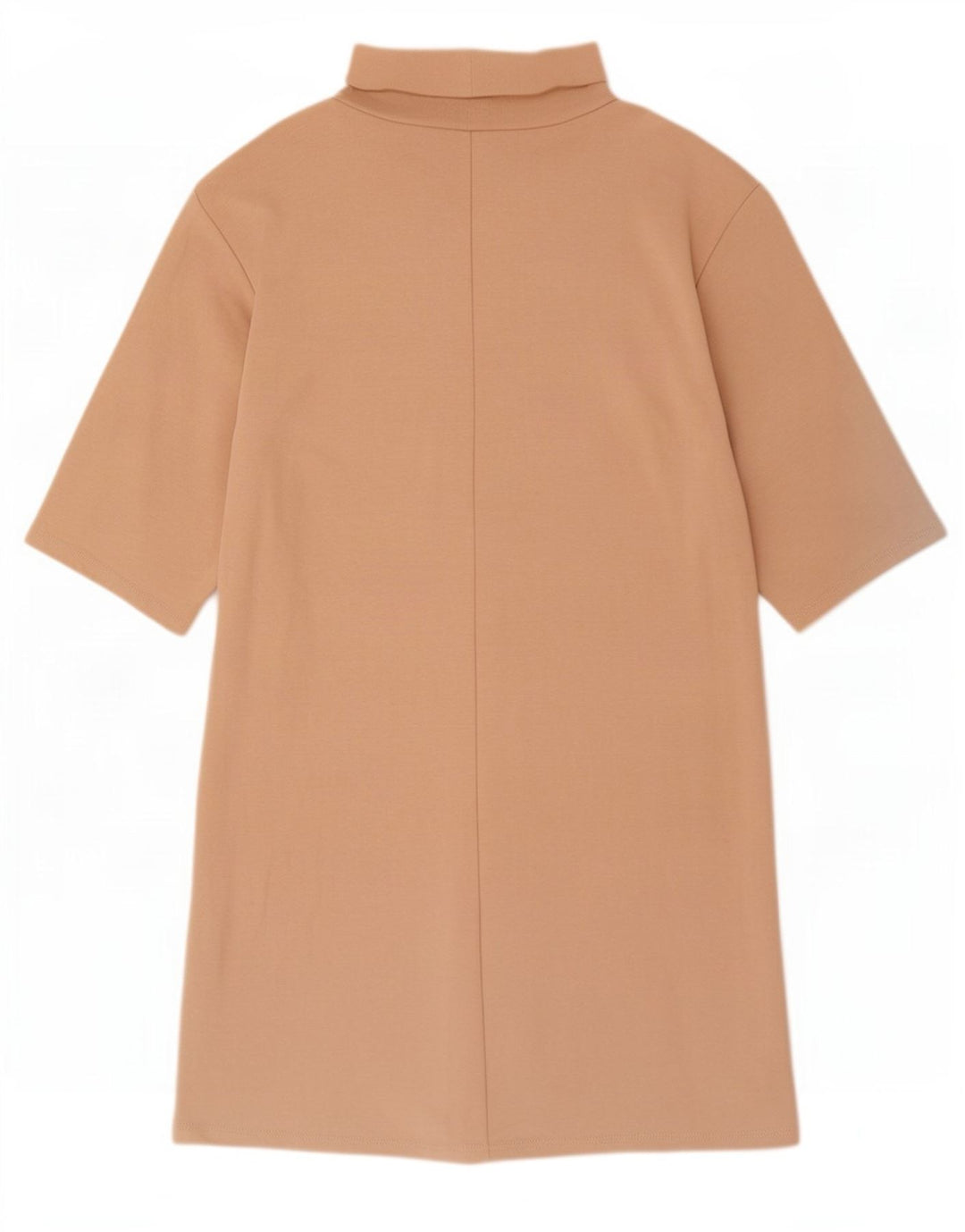 Zara Womens Shift Dress UK 10 Small Beige Cotton