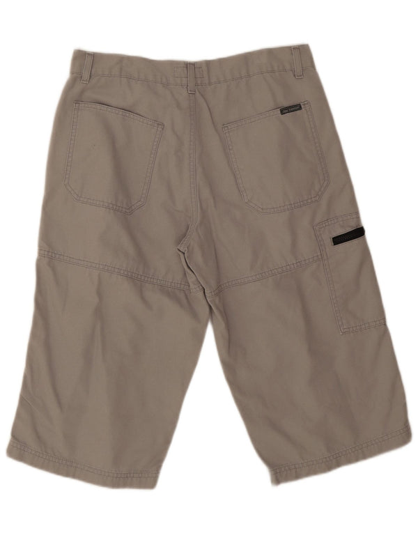 Tom Tompson Mens Cargo Shorts Medium W30  Grey Cotton