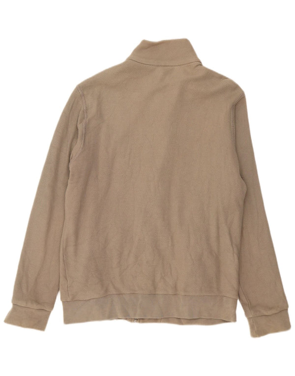 Jeckerson Mens Tracksuit Top Jacket XL Beige Cotton