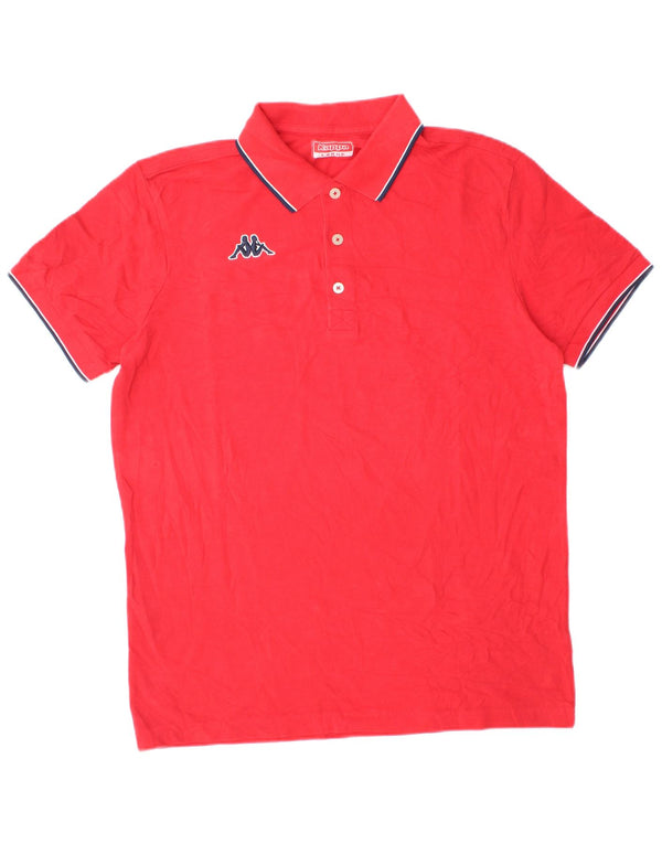 Kappa Mens Polo Shirt Large Red