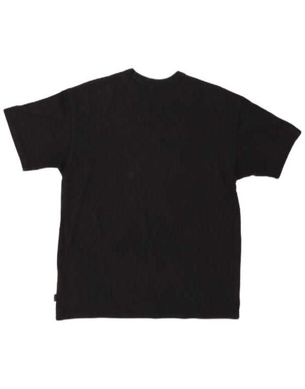 NIKE Mens Loose Fit T-Shirt Top Medium Black Cotton