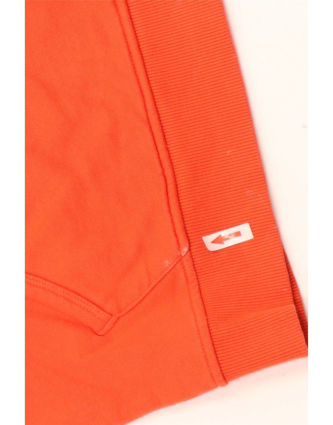 Lyle & Scott Mens Hoodie Jumper Medium Orange Cotton
