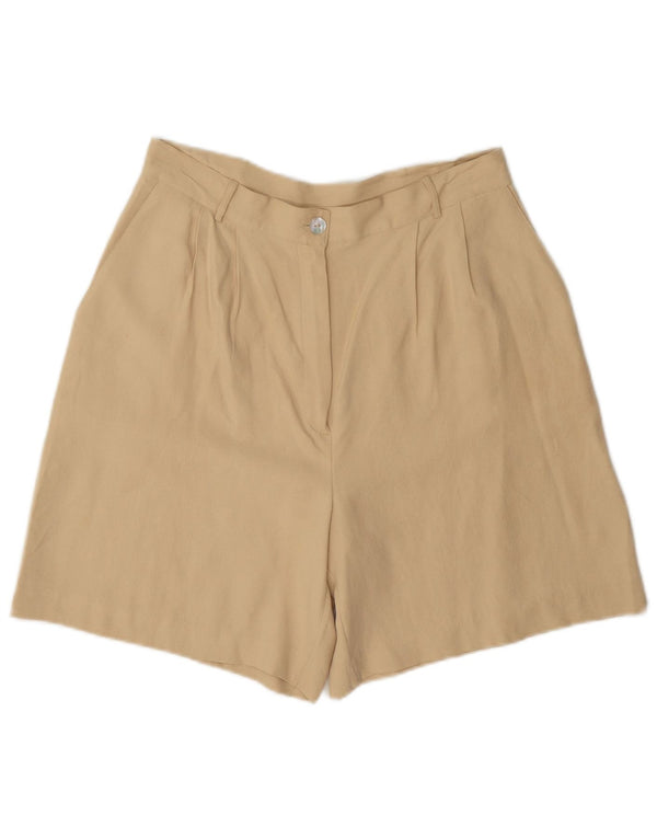 Vintage Womens Pegged Casual Shorts IT 44 Medium W28 Beige