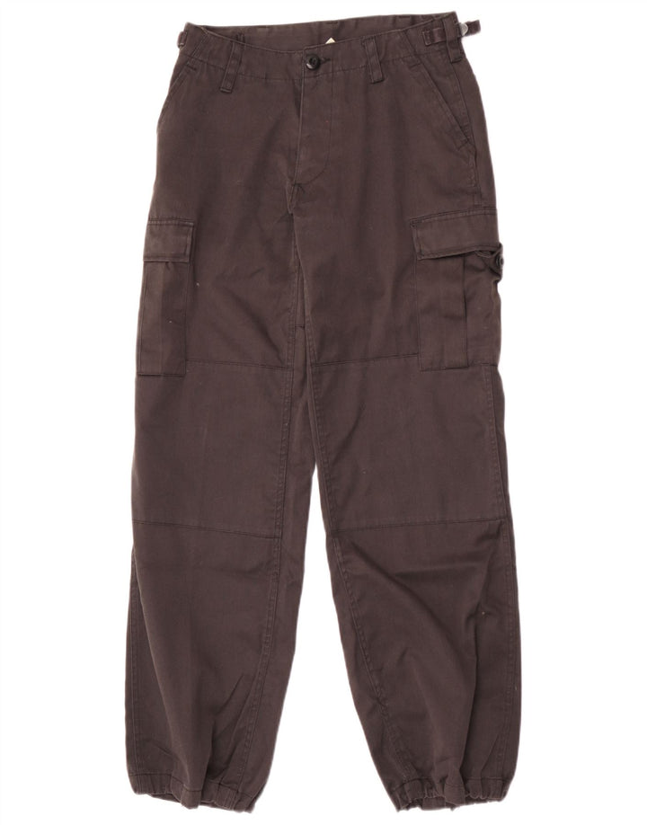 Vintage Mens Joggers Cargo Trousers W28 L30 Grey