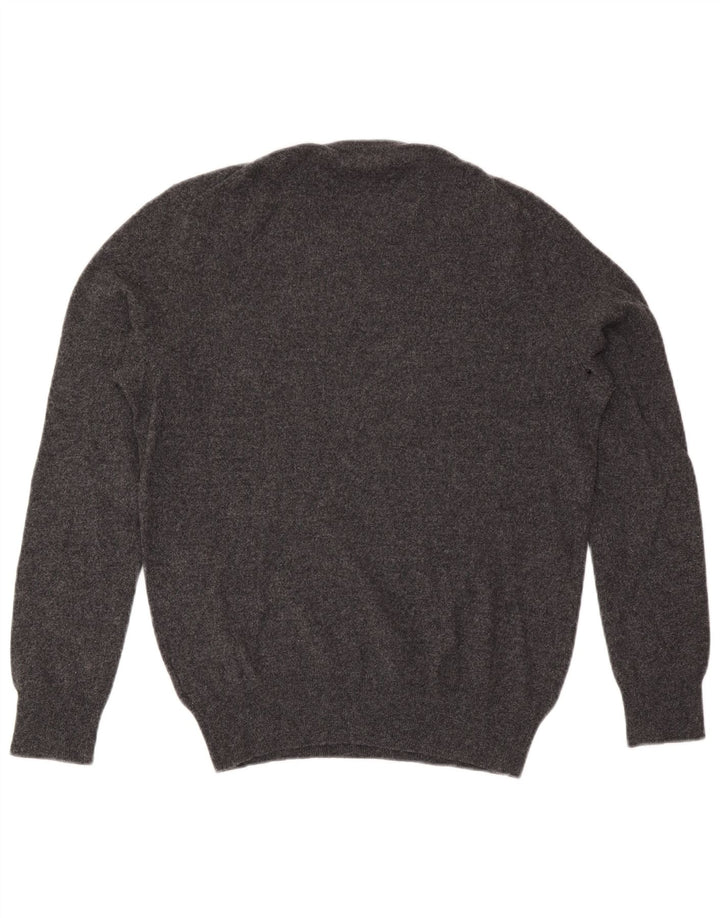 Polo Ralph Lauren Mens Crew Neck Jumper Sweater Medium Grey Wool