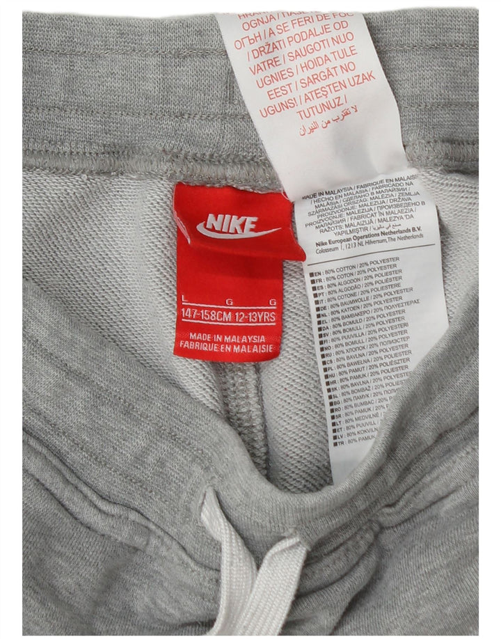 Nike Boys Graphic Sport Shorts 12-13 Years Large  Grey Cotton