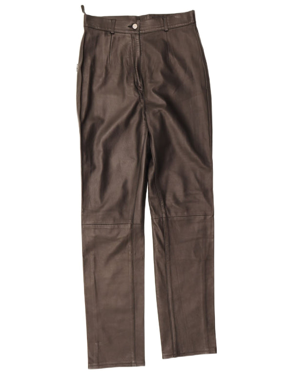 Gianfranco Ferre Womens Straight Trousers IT 42 Medium W28 L31 Black
