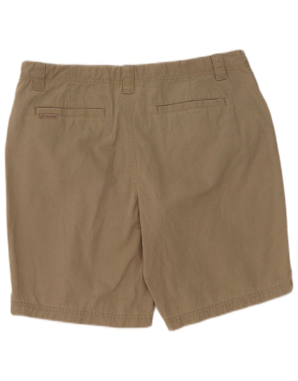 Columbia Womens Cargo Shorts US 10 Large W32  Khaki Cotton