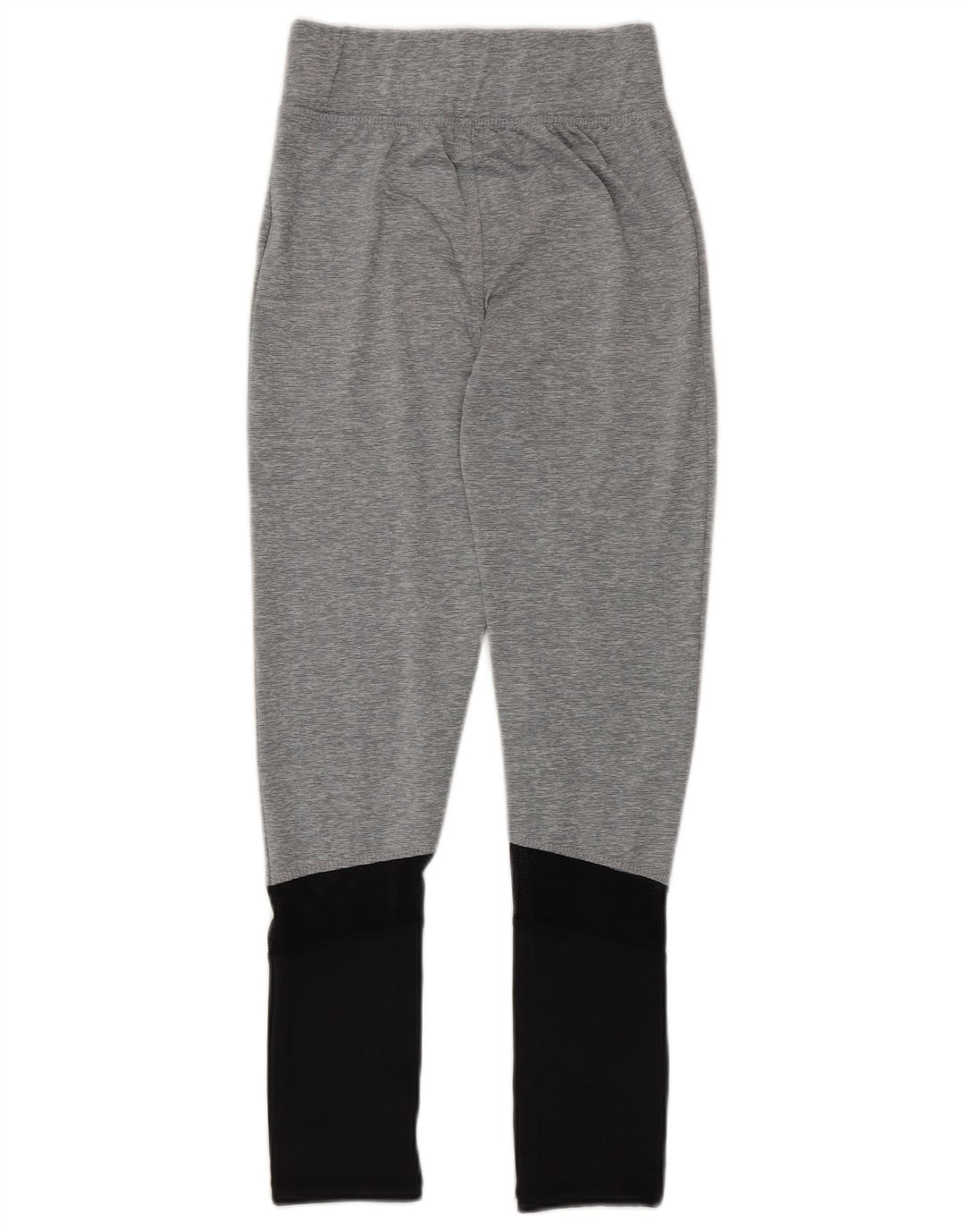 REEBOK Girls Leggings 13-14 Years  Grey Colourblock Polyester