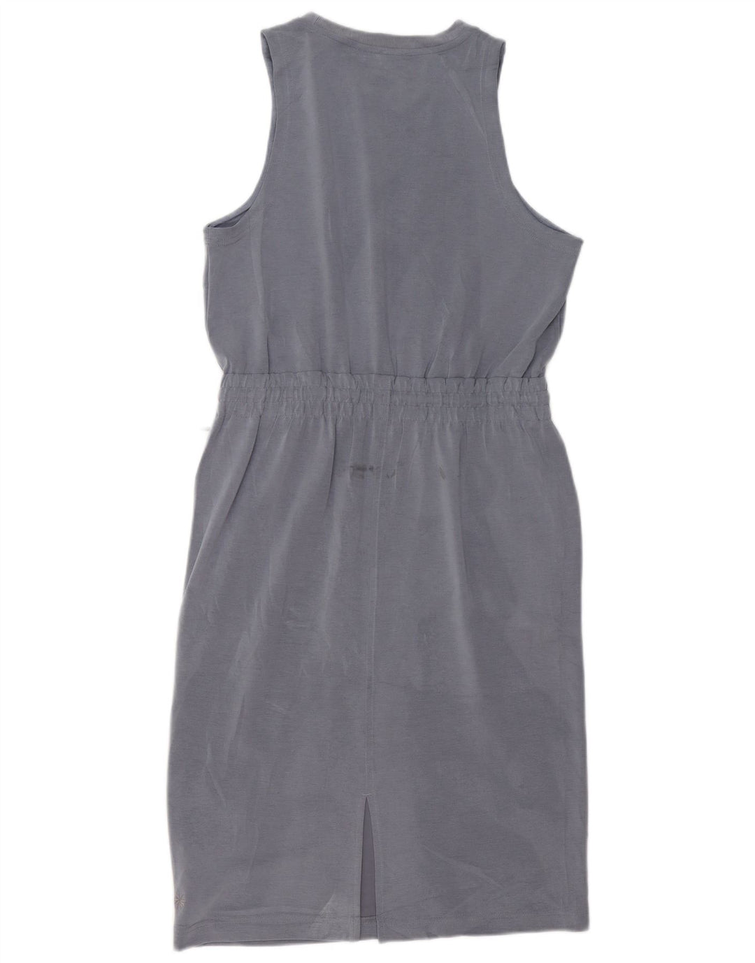 ATHLETA Womens Sleeveless Sheath Dress UK 14 Medium Grey Tencel