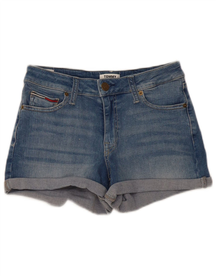 TOMMY HILFIGER Womens Denim Shorts W25 XS Blue Cotton