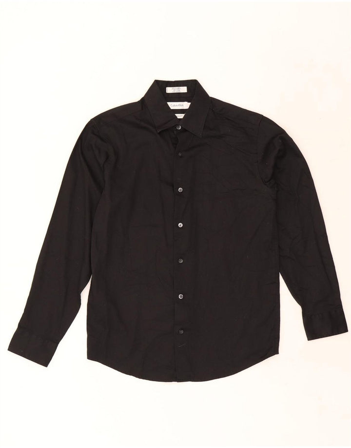 Calvin Klein Boys Shirt 13-14 Years Black Cotton