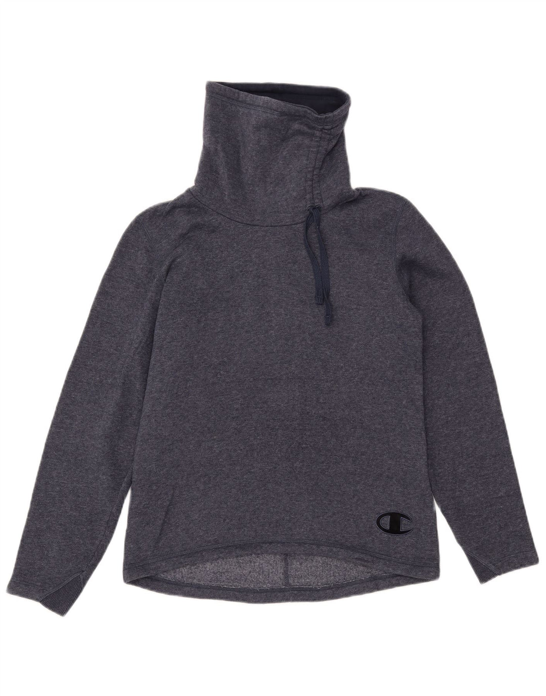 CHAMPION Womens Sweatshirt Jumper UK 12 Medium Navy Blue