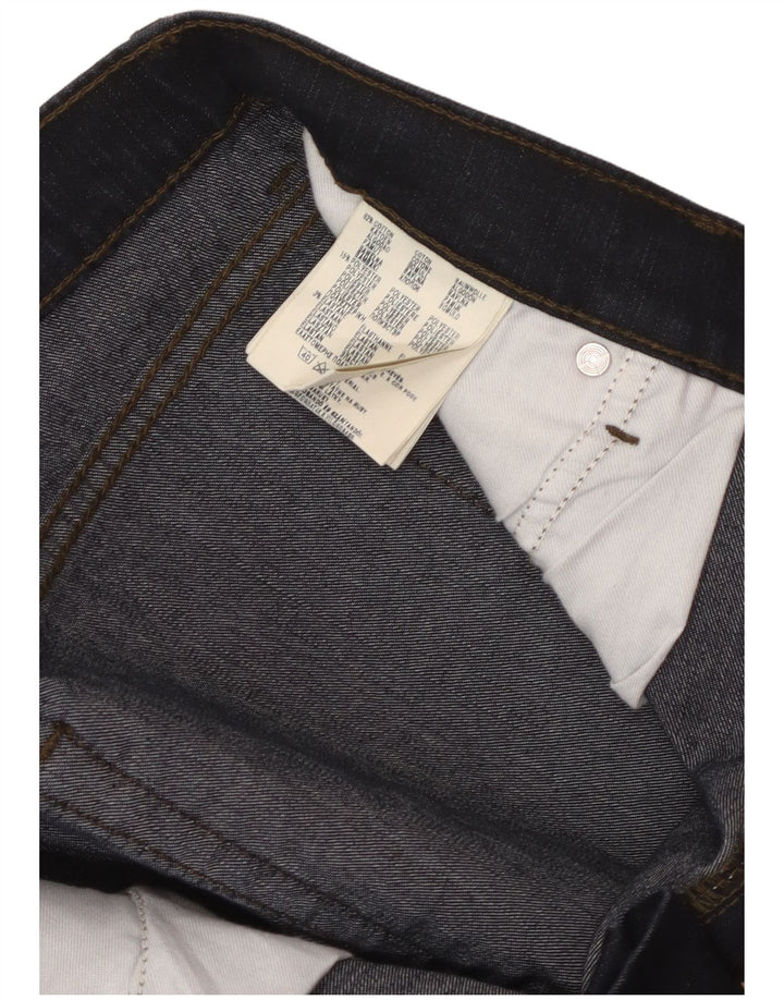 WRANGLER Mens Straight Jeans W38 L32  Navy Blue Cotton