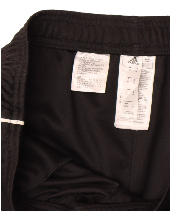 Adidas Mens Tracksuit Trousers Medium Black Polyester