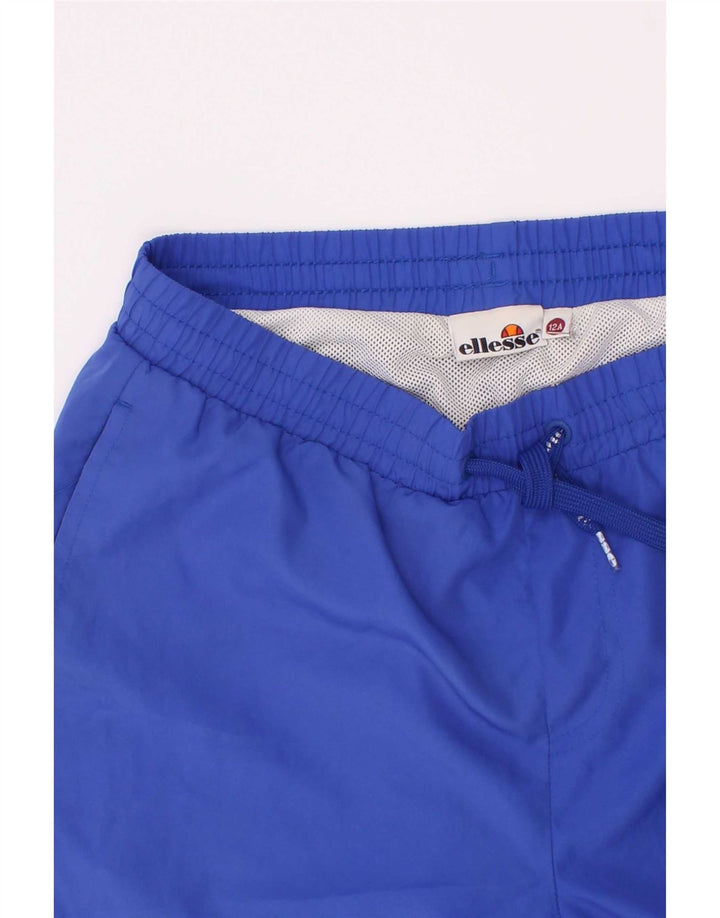 Ellesse Boys Graphic Swimming Shorts 11-12 Years Blue Polyester