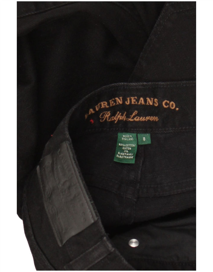 Ralph Lauren Womens Straight Jeans US 8 Medium W30 L30 Black Cotton Classic