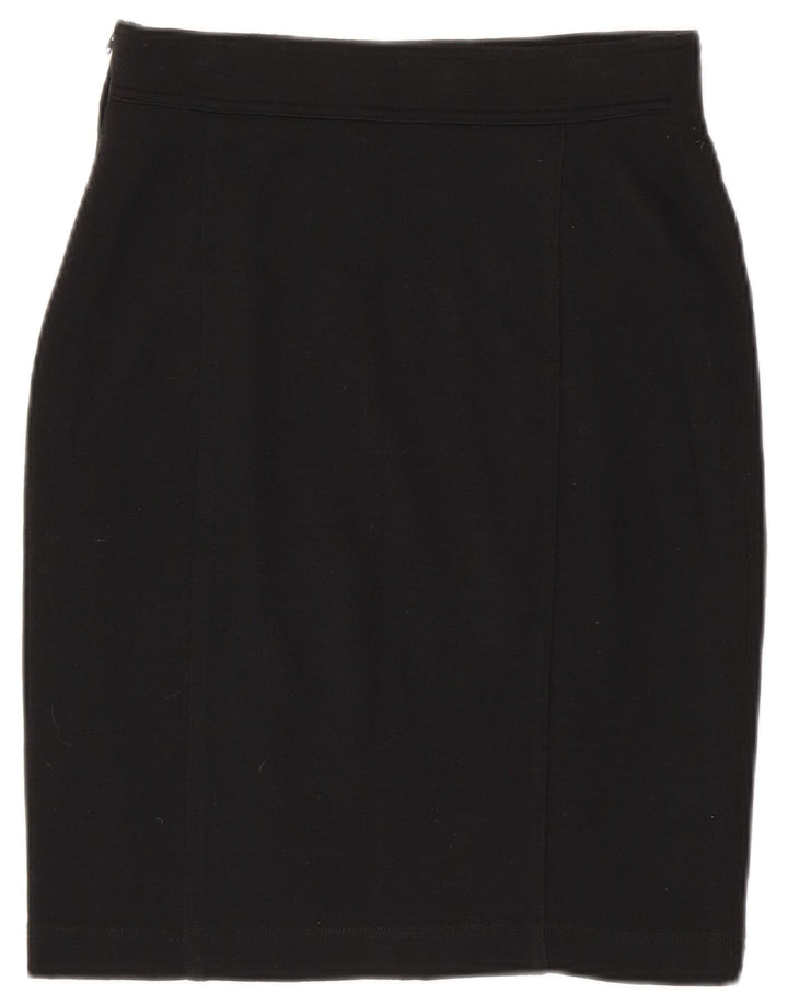 MARELLA Womens Pencil Skirt UK 10 Small W28  Black Wool