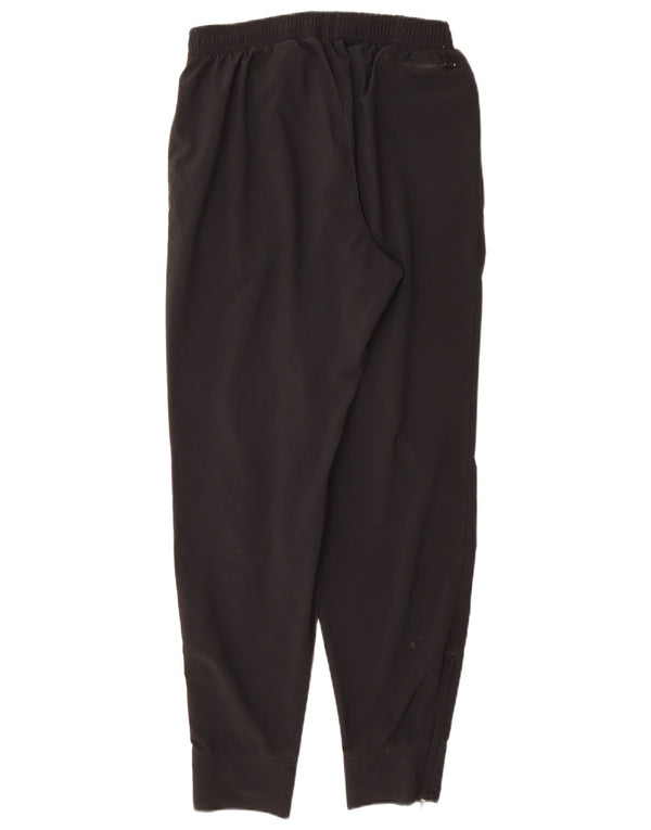 NIKE Mens Dri Fit Tracksuit Trousers Joggers Large  Black Polyester