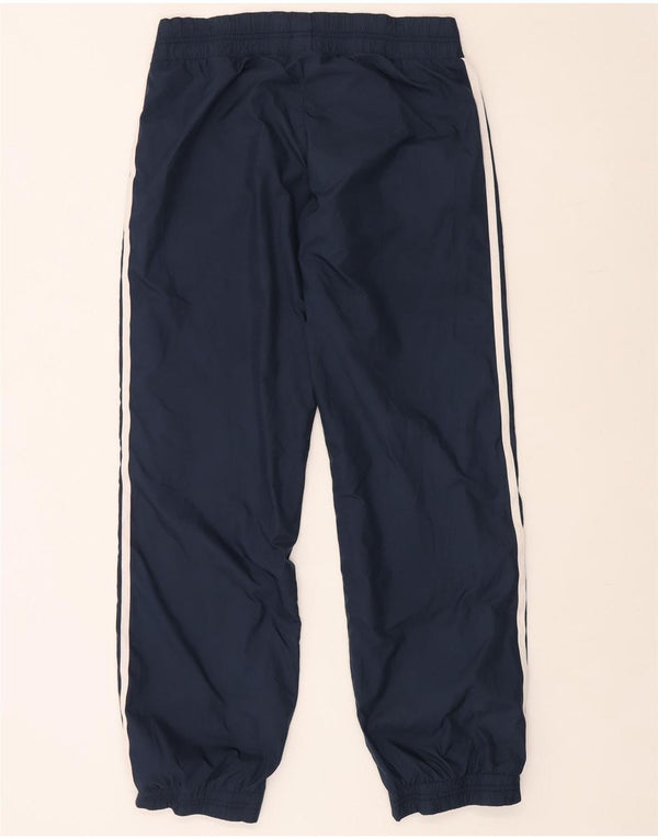 ADIDAS Womens Tracksuit Trousers Joggers UK 10 Small Navy Blue Polyamide
