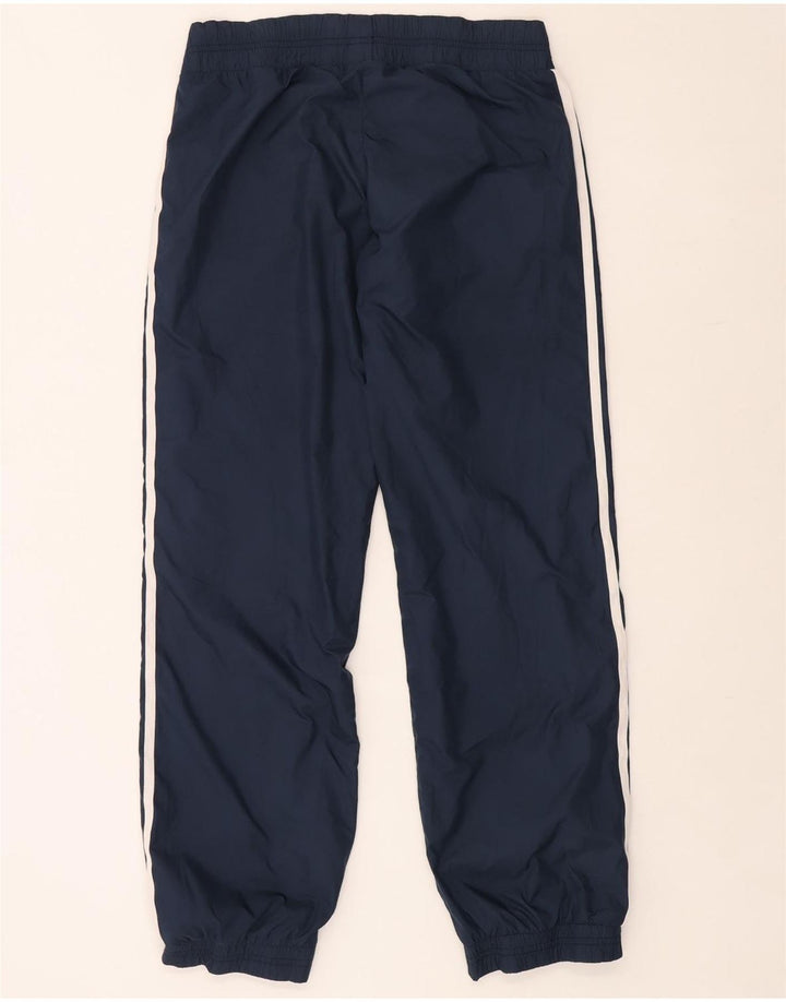 ADIDAS Womens Tracksuit Trousers Joggers UK 10 Small Navy Blue Polyamide